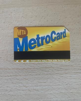 Metro Card  NY 2017