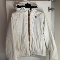 Giacca K-Way da uomo/unisex bianco taglia S
