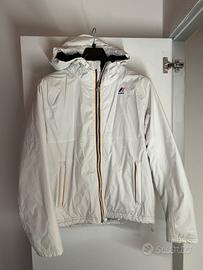 Giacca K-Way da uomo/unisex bianco taglia S