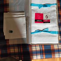 tovaglia lino fiandra disegno Bouquet Ajour 