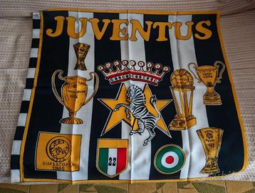 Bandiera Juventus vintage 22 scudetti zebra trofei