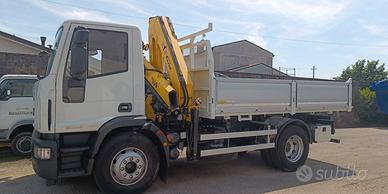 CAMION IVECO 160 GRU e RIBALTABILE NUOVO