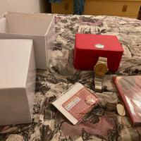 Orologio automatico acciao oro e brillanti