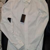 camicia Burberry bianca elegante 39-15.5