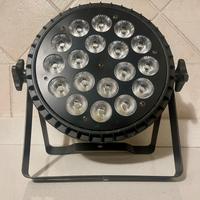 N.4 PAR LED 18x18w RGBWA-UV 6in1