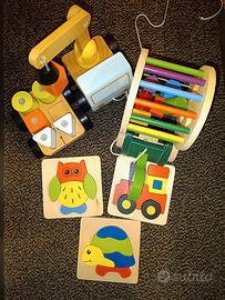 Set giochi in legno