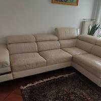 divano pelle angolare 