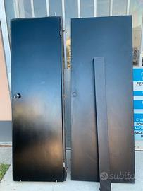 porte interne NERE - 3 battenti 1 scorrevole e.m.