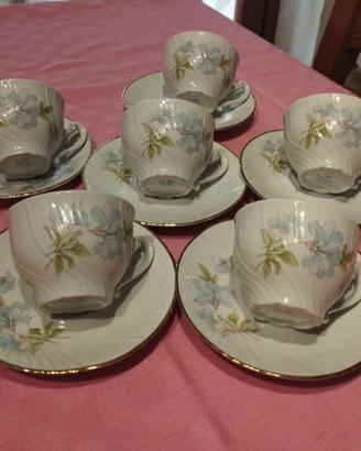 set caffè in porcellana 6 pers.