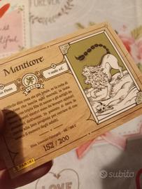 Carta Manticore numerata Monsters