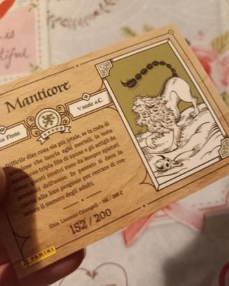 Carta Manticore numerata Monsters