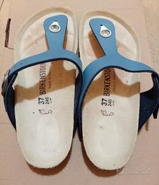 Titolo "Birkenstock Gizeh blu n.37 originali