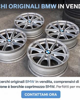 Cerchi originali BMW (X1, X3) da 17"+ sensori pres
