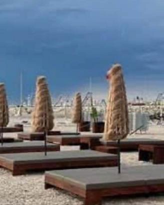 Lettoni Spiaggia come nuovi 3x1,9