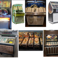 Riparazione Jukebox e Flipper anni 60, 70, 80, 90