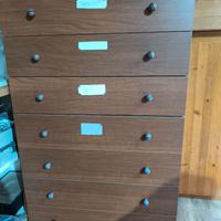 Cassettiera poco profonda ideale piccoli spazi