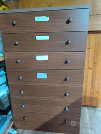 Cassettiera poco profonda ideale piccoli spazi