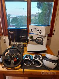 Ps5+Psvr2+Volante e pedali G29 