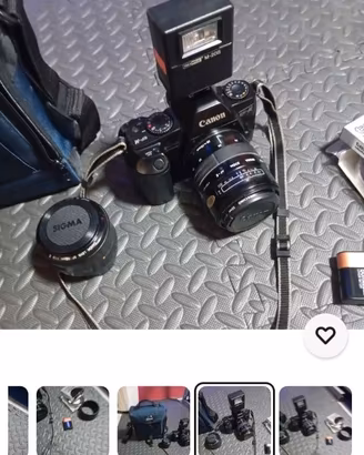 Canon ef-m con 2 obbiettivi e accessori