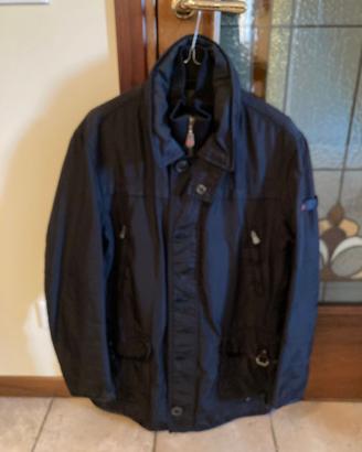 Giaccone Nero " PEUTEREY " Uomo. Usato.