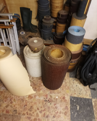 Rotoli tela abrasiva varie grane