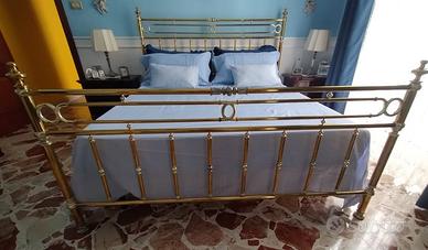 base letto in ottone