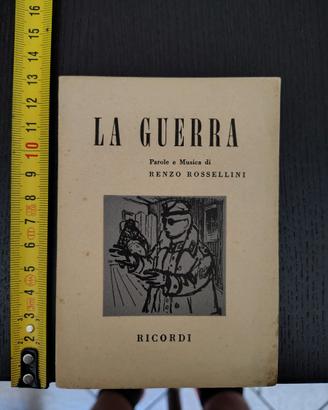 Libretto opera "La guerra"
