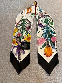 Foulard collo Gucci flora snake