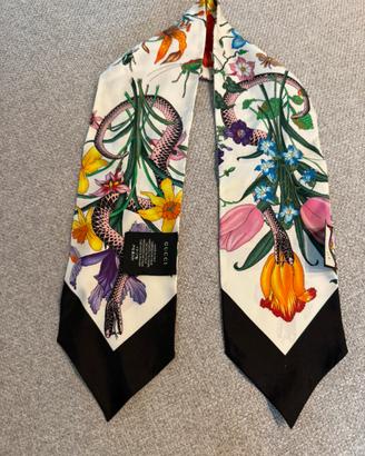 Foulard collo Gucci flora snake