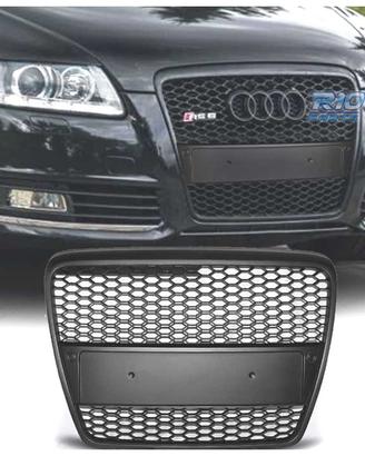 GRIGLIA AUDI A6 4F 04-08 LOOK RS6 NERA