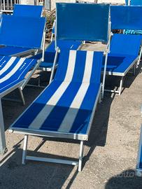 Lettini mare spiaggia giardino piscina