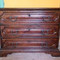 Canterano cassettone lombardo XVIII sec. noce