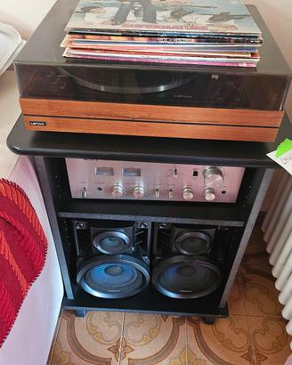 Giradischi amplificatore casse