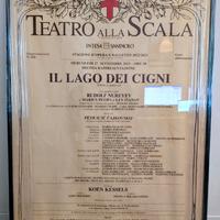 Locandina Teatro alla Scala “Il Lago dei Cigni”