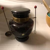 Vaso smerigliato per frutta sciroppata