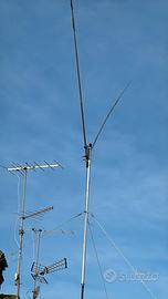 Palo Telescopico con Antenna HF Radioamatore a V