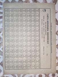 Carta Annonaria Individuale 1944