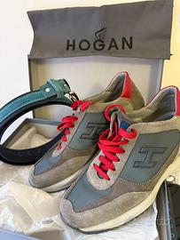 Hogan interactive rosse tg 7.5 + cintura abbinata