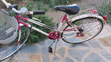Bicicletta City Bike Donna 28" Vintage con cambio