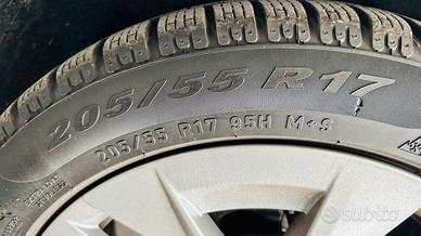 Pneumatici invernali pirelli sottozero ruote