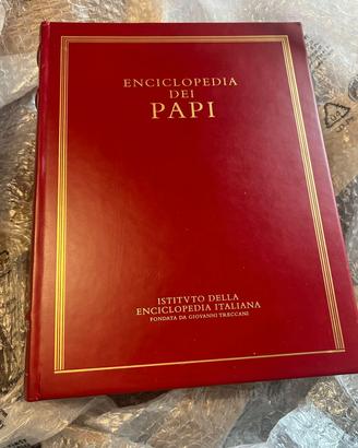 TRECCANI ENCICLOPEDIA DEI PAPI 2 VOLUMI PELLE 