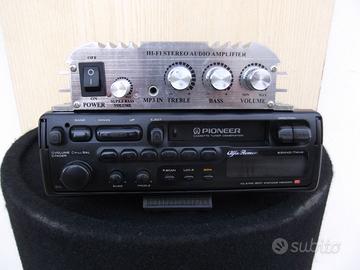 Autoadio + amplificatore + subwoofer + casse