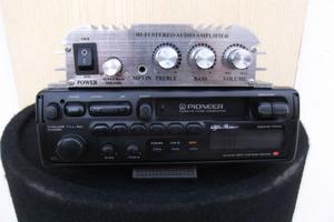 Autoadio + amplificatore + subwoofer + casse