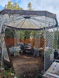 Gazebo in ferro battuto 