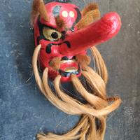 maschera giapponese TENGU della fertilità