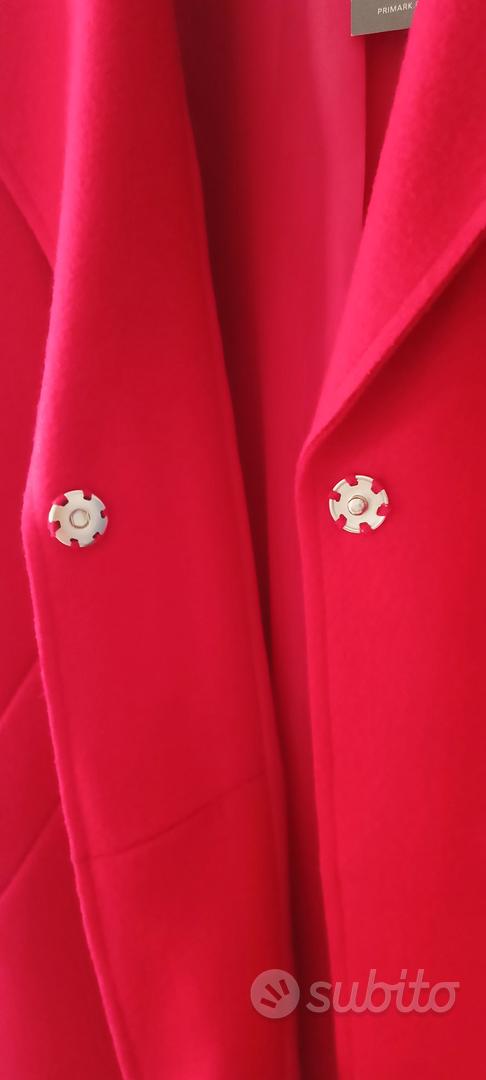 cappotto oversize rosso Primark Abbigliamento e Accessori In