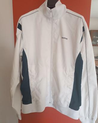 Giacca sportiva Reebok, bianca, da uomo