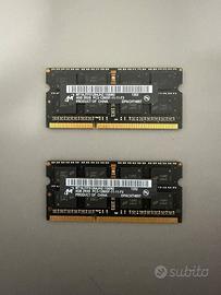 Kit 8GB DDR3 SODIMM Apple iMac MacBook Pro