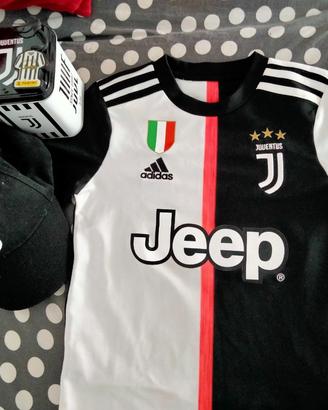 Maglia Juventus calcio bambino cappellino