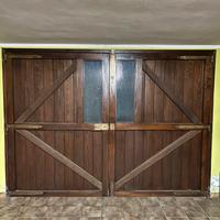 Portone in legno 3m x 2m